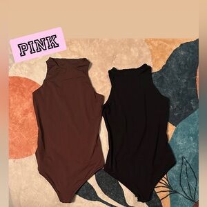 Identical VS PINK body suits.